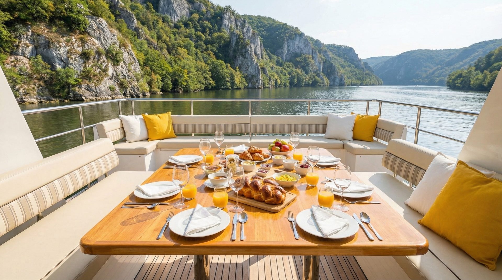 Expedition 65 Lux — завтрак на палубе